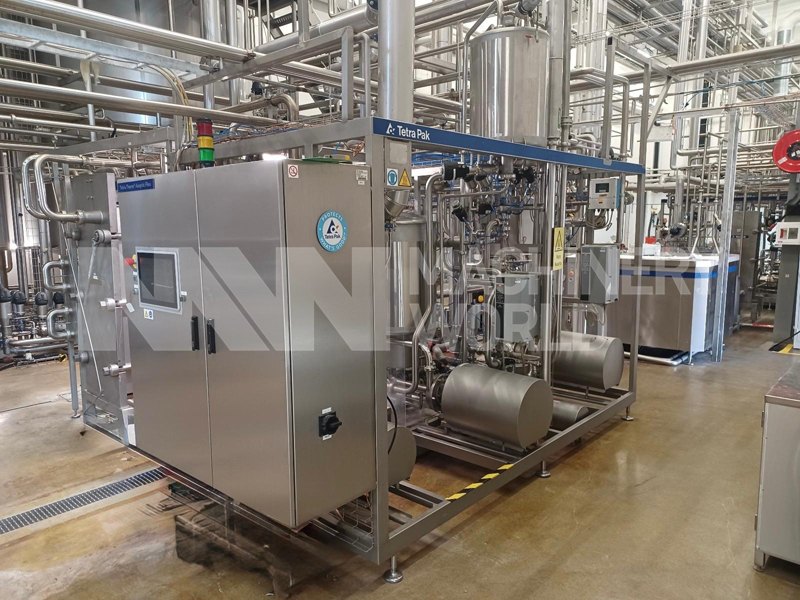 6,000 LPH to 12,000 LPH Tetra Pak Tetra Therm Aseptic ESL Pasteuriser Plant with Homogeniser (Year 2010)