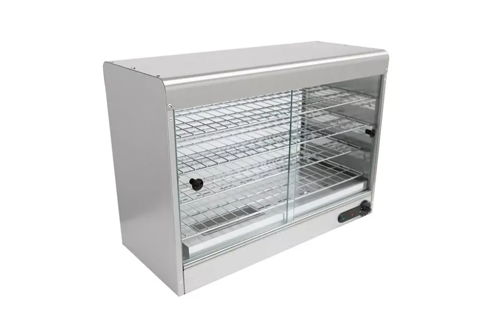 Parry Hot Hold CPC1 electric pie cabinet 4 wire racks 20 pies by rack 75cm. - islandcatering