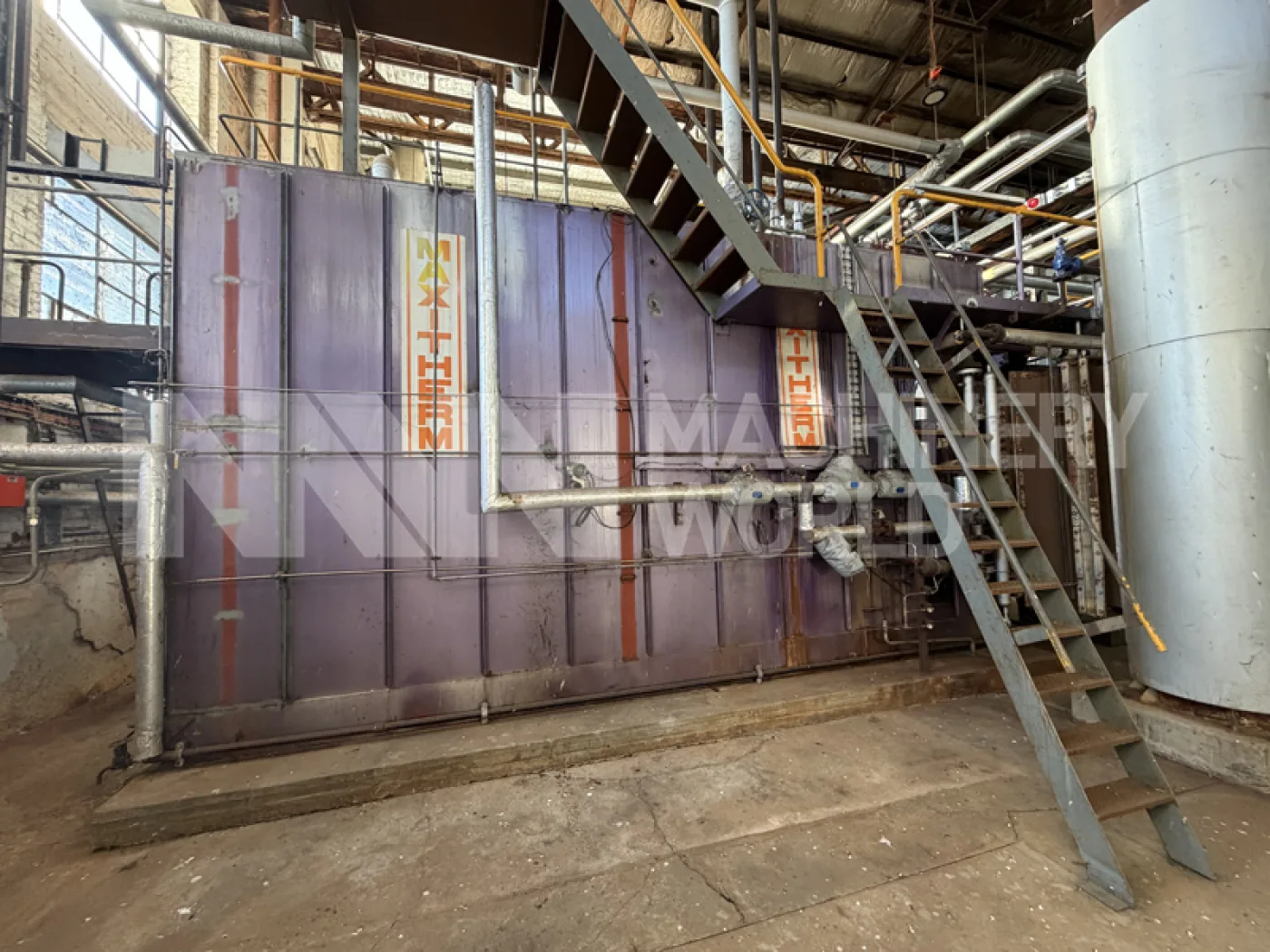 Maxitherm 10MW 40 Bar Natural Gas Fired Steam Industrial Boiler with Stainless Steel Economiser (Year 1996) - 4
