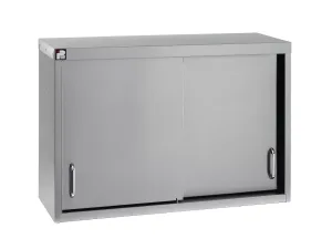 Parry WCS900 Stainless Steel Sliding Door Wall Cupboard 900mm - islandcatering