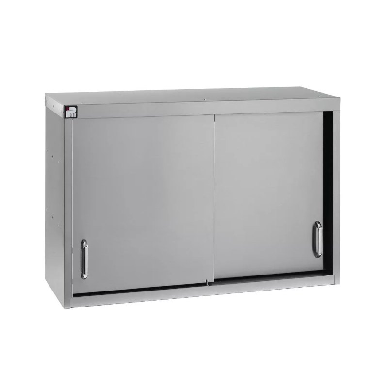 Parry WCS900 Stainless Steel Sliding Door Wall Cupboard 900mm - islandcatering
