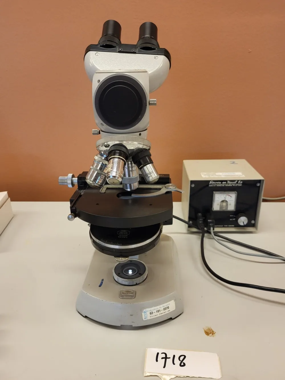 1718 - Used vintage Zeiss microscope