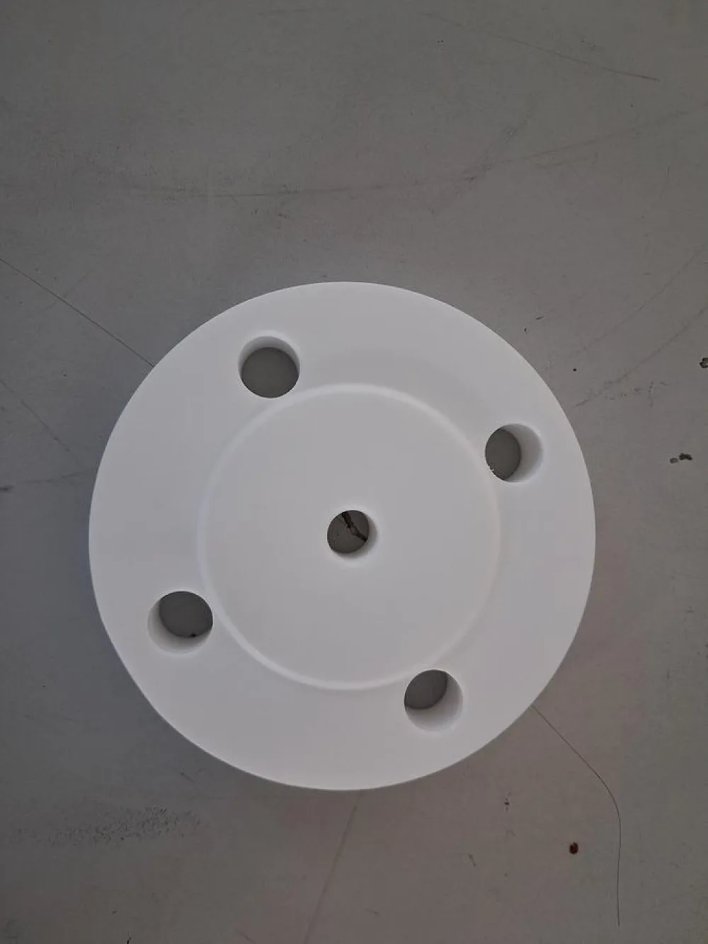 Normag Blindflansch aus PTFE (weiß) für DN 50 PF-Verbindungssysteme