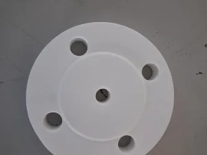 Normag Blindflansch aus PTFE (weiß) für DN 50 PF-Verbindungssysteme