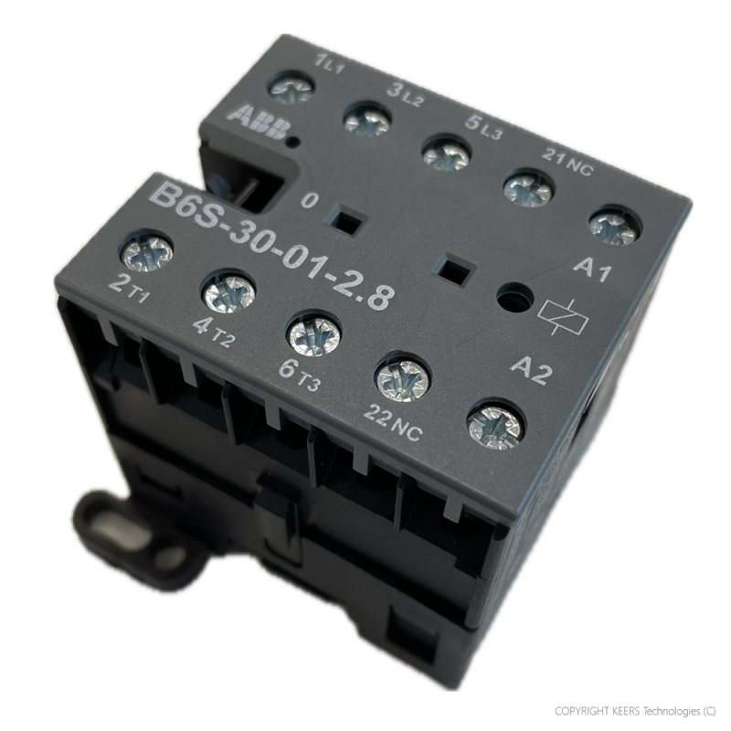 KT-B6S-30-01-2.8 ABB Mini Contactor 17 ... 32 V DC - 3 NO - 0 NC