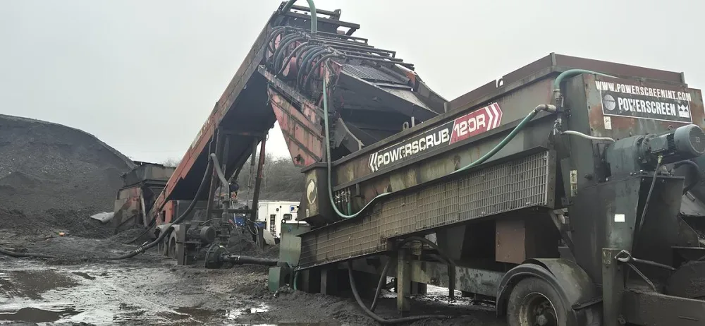 2010 Powerscreen Powerscrub 120R Mobile Log Washer