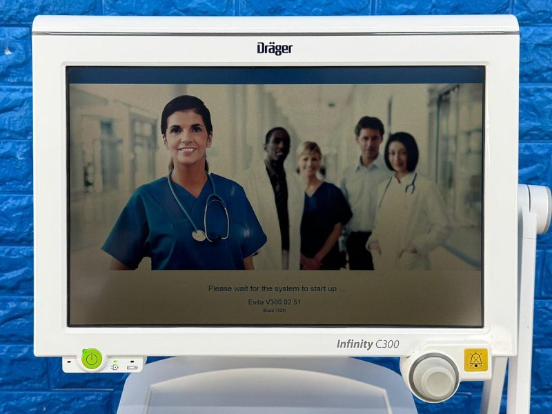 Drager Evita V300 Ventilator Hours: 21823 YOM: 2014
