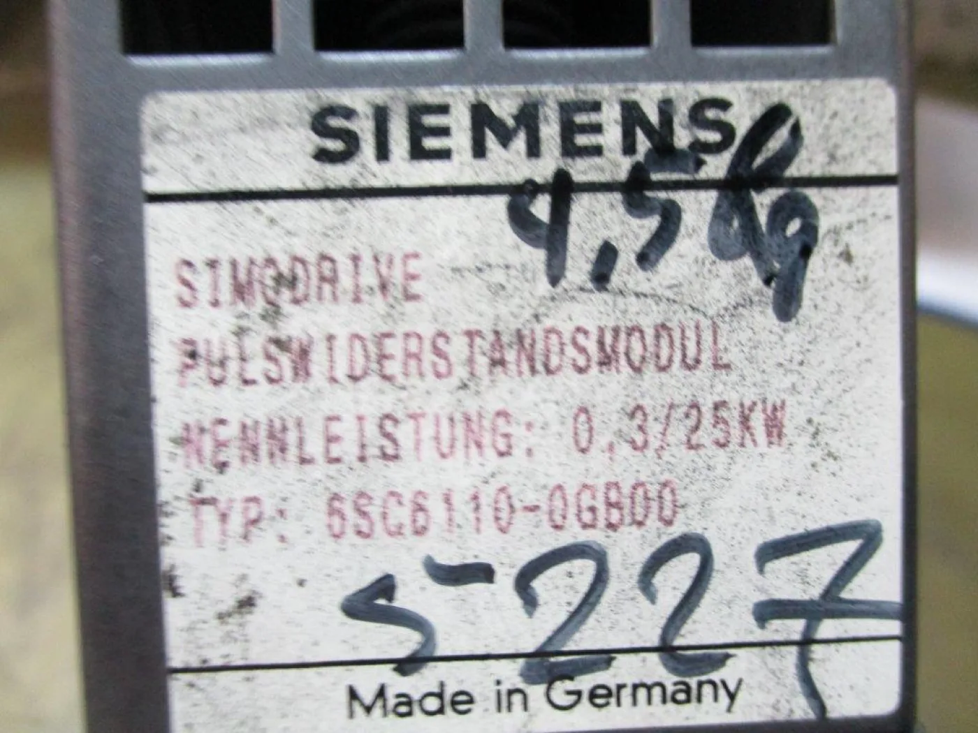 Simodrive VSA LT UEB SIEMENS - 7
