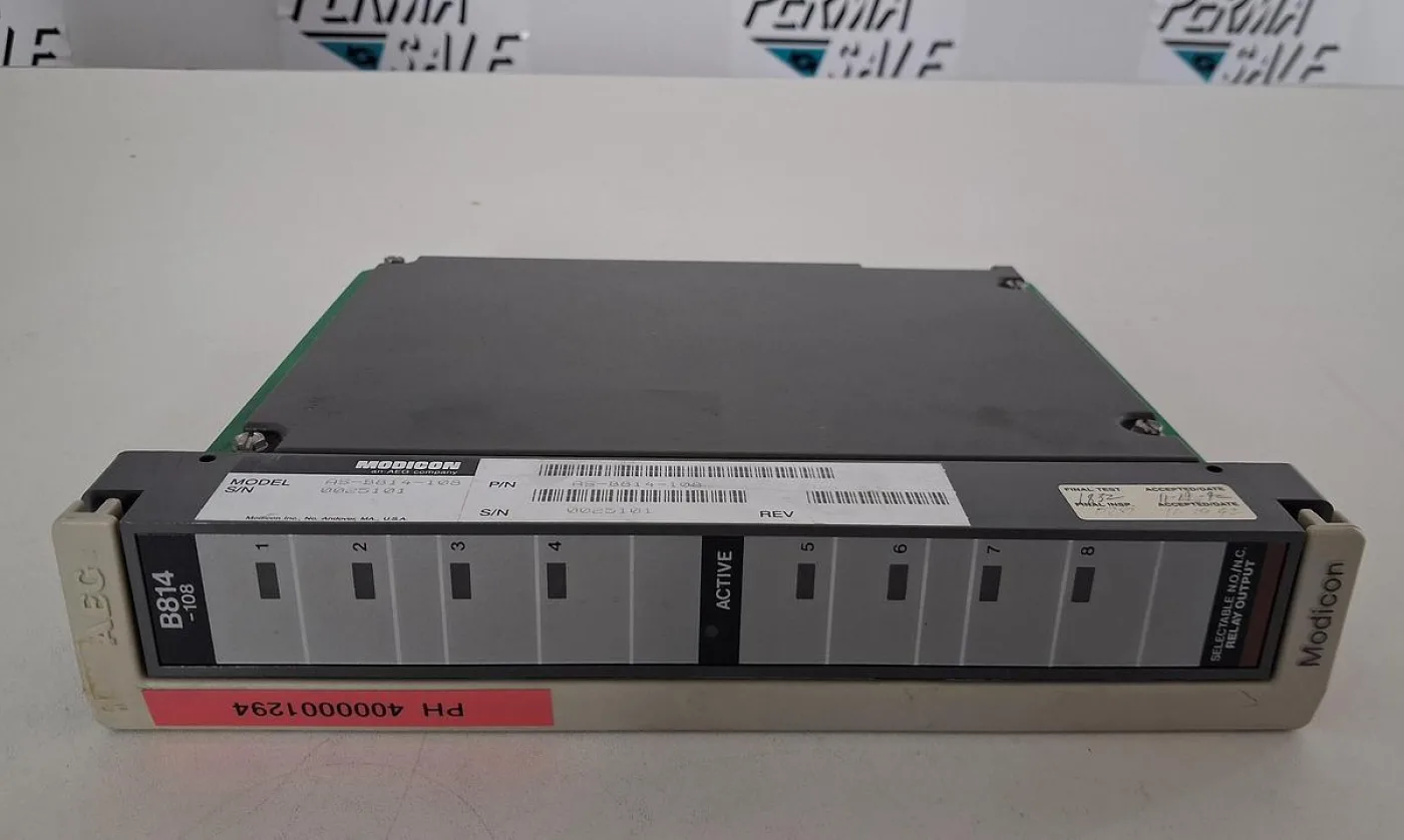 Modicon AS-B814-108 PLC Module - 1
