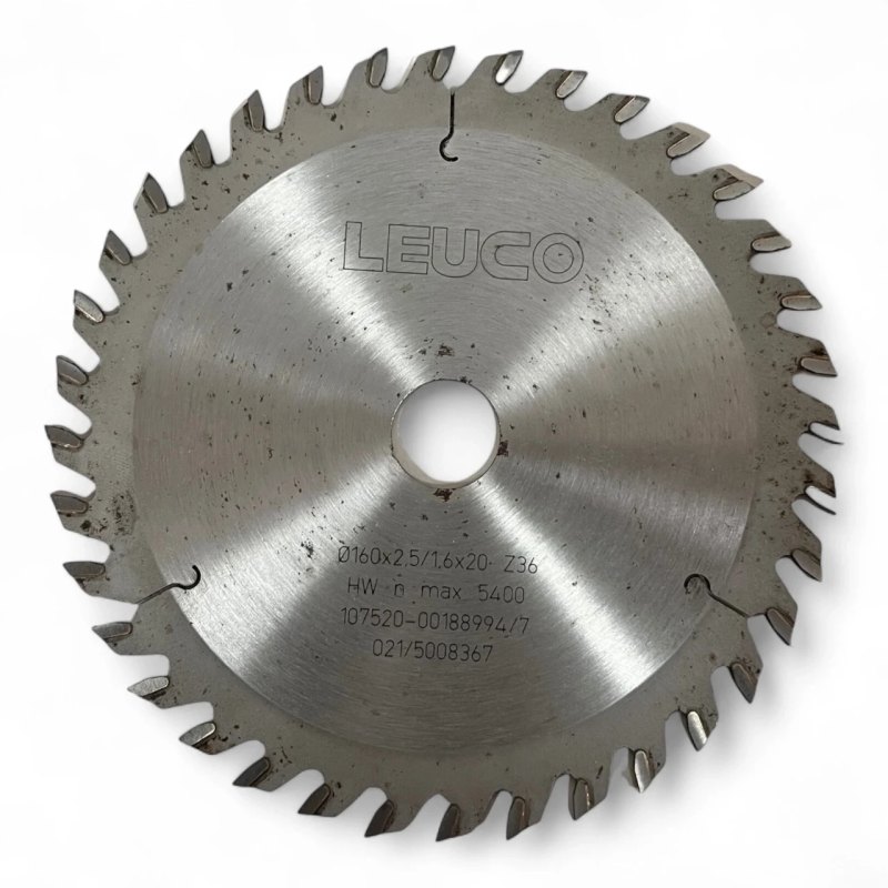 LEUCO HM Sägeblatt D=160x2.5/1.6×20-Z=36 Art.-Nr. 107520-00188994/7
