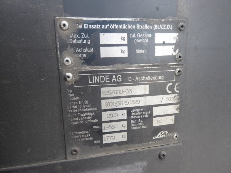 Linde E25-03/600