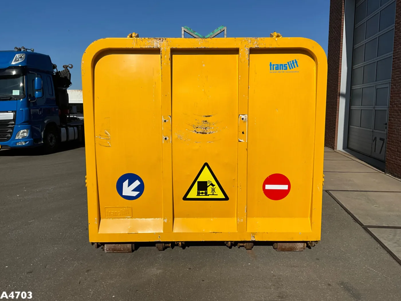 Translift 20m³ zijlader container - 3