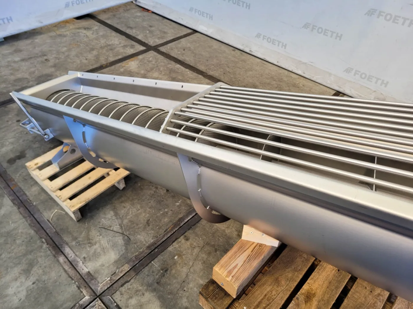 Inclined À vis Convoyeur - Horizontal screw conveyor - 2