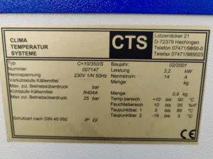 CTS Clima Temperatur Hechingen C +10/350 - Drying oven