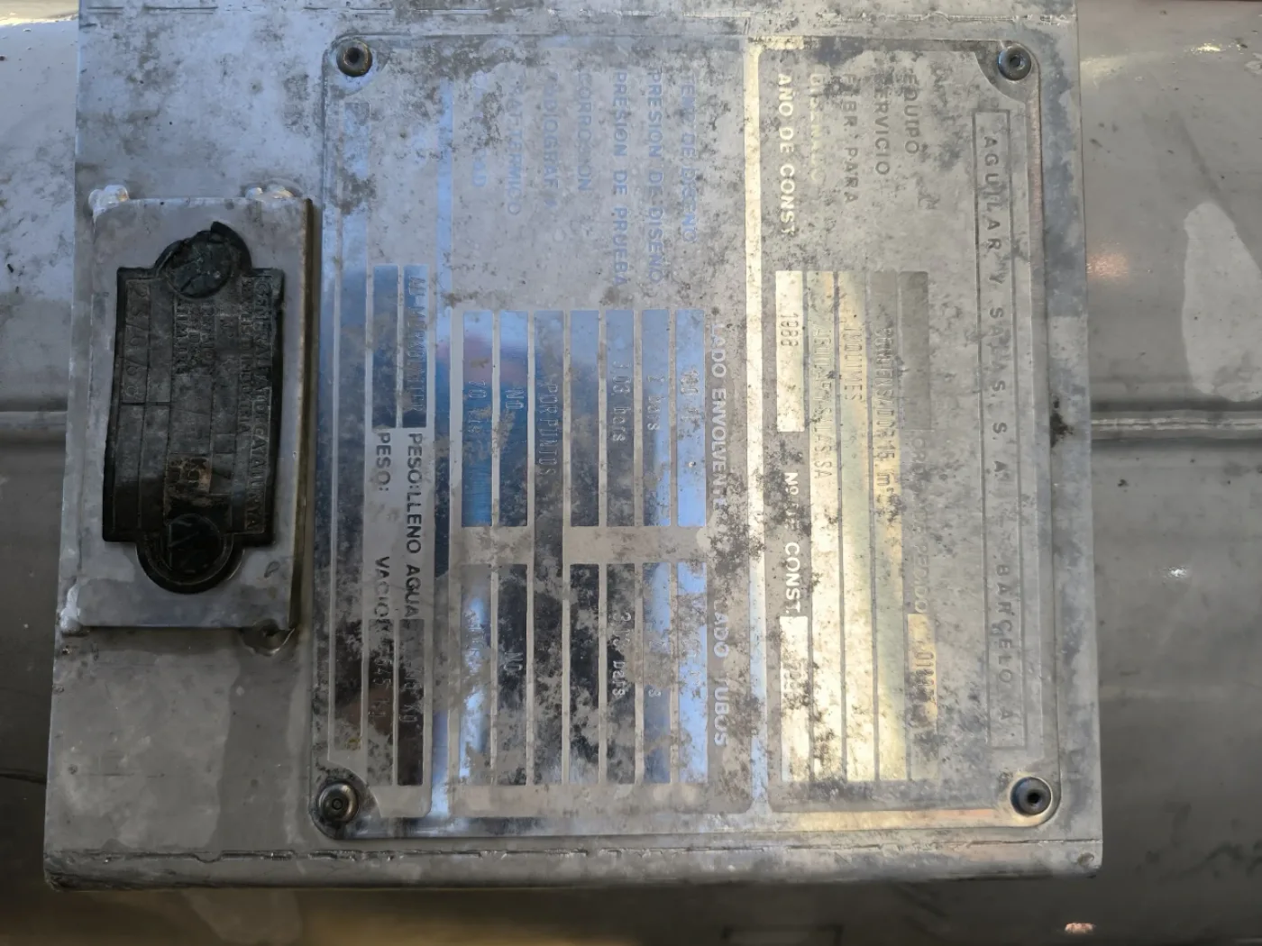STAINLESS STEEL TUBULAR HEAT EXCHANGER 11.3 M² AGUILAR Y SALAS - 7