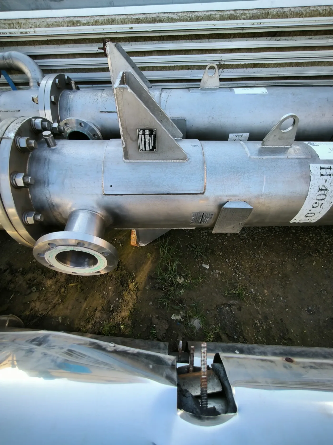 SEDITESA VERTICAL EXCHANGER IN STAINLESS STEEL 316 16 m2 - 4