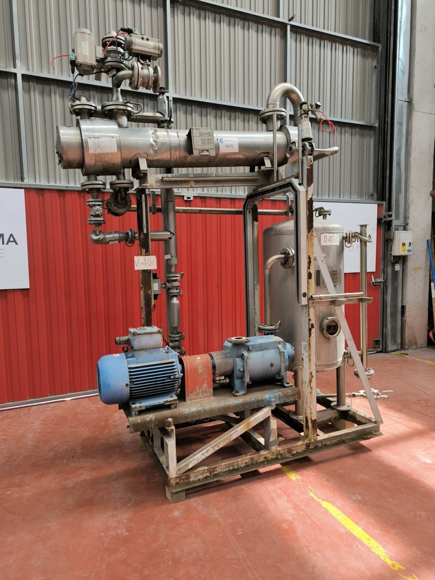 VACUUM SKID TRAP WITH VACUUM PUMP SIHI - 3