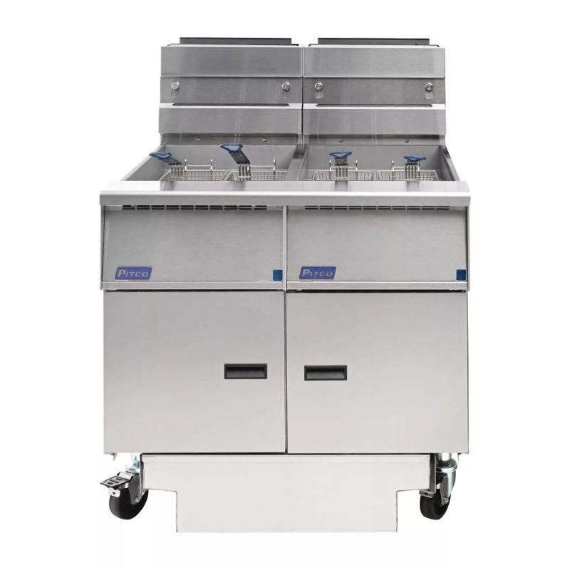 Pitco Twin Tank Solstice LPG Filtration Fryer SG14RS/FD-FF - islandcatering