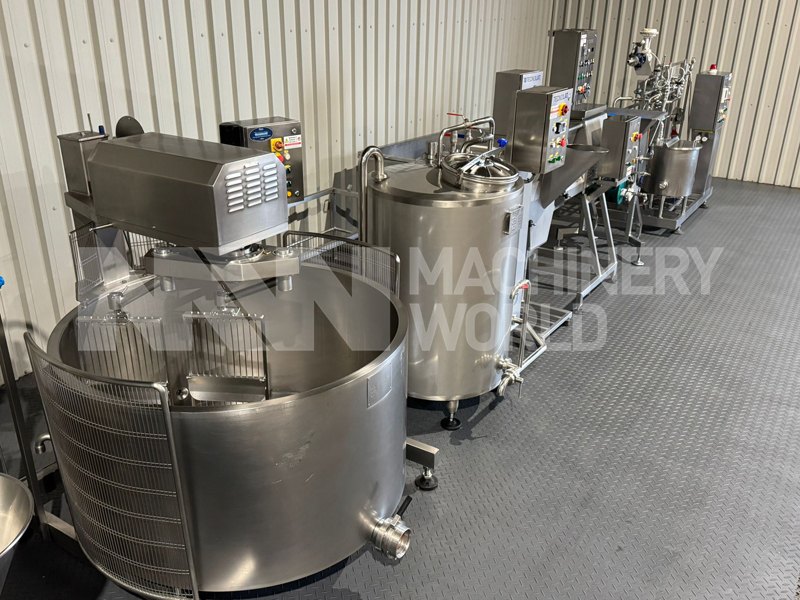Tecnolat Small Scale Mozzarella Burrata Stracciatella Cheese Production Plant (Year 2015 to 2024)