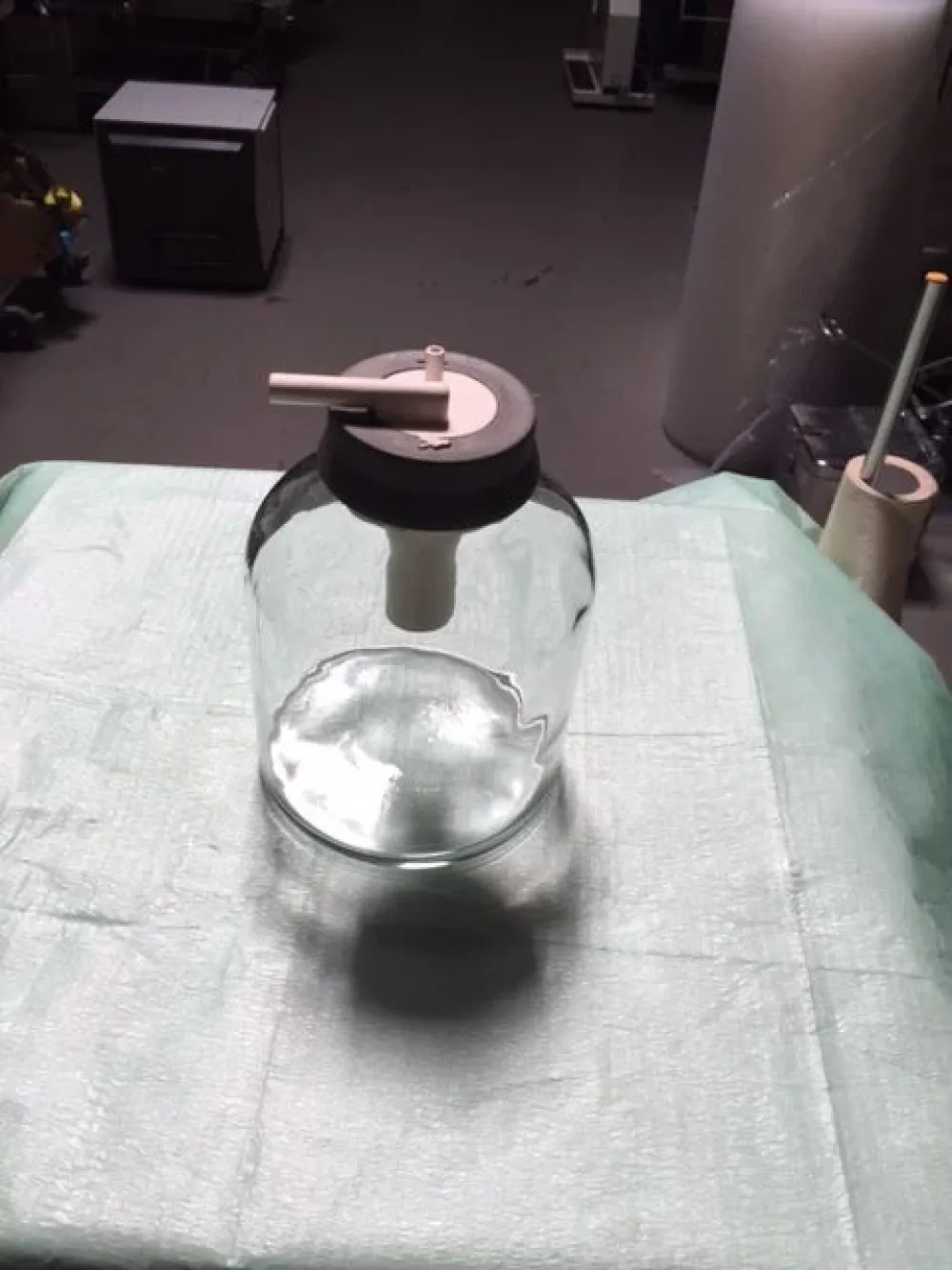Sekretabsaugflaschen aus Glas Sekretabsaugflaschen aus Glas