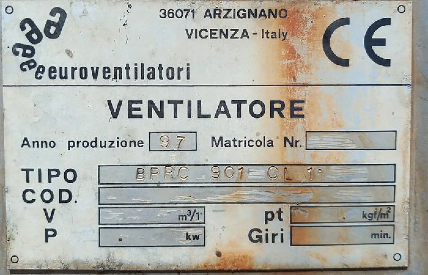 Euroventilatori BPRC 901CL 32 kw - 4