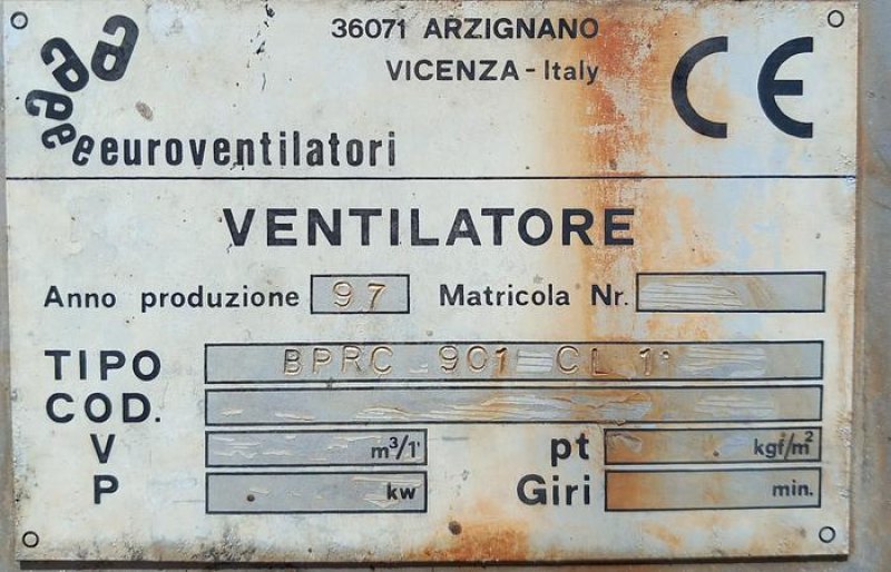 Euroventilatori BPRC 901CL 32 kw