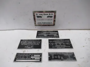 Dataplaat set Dodge WC 51