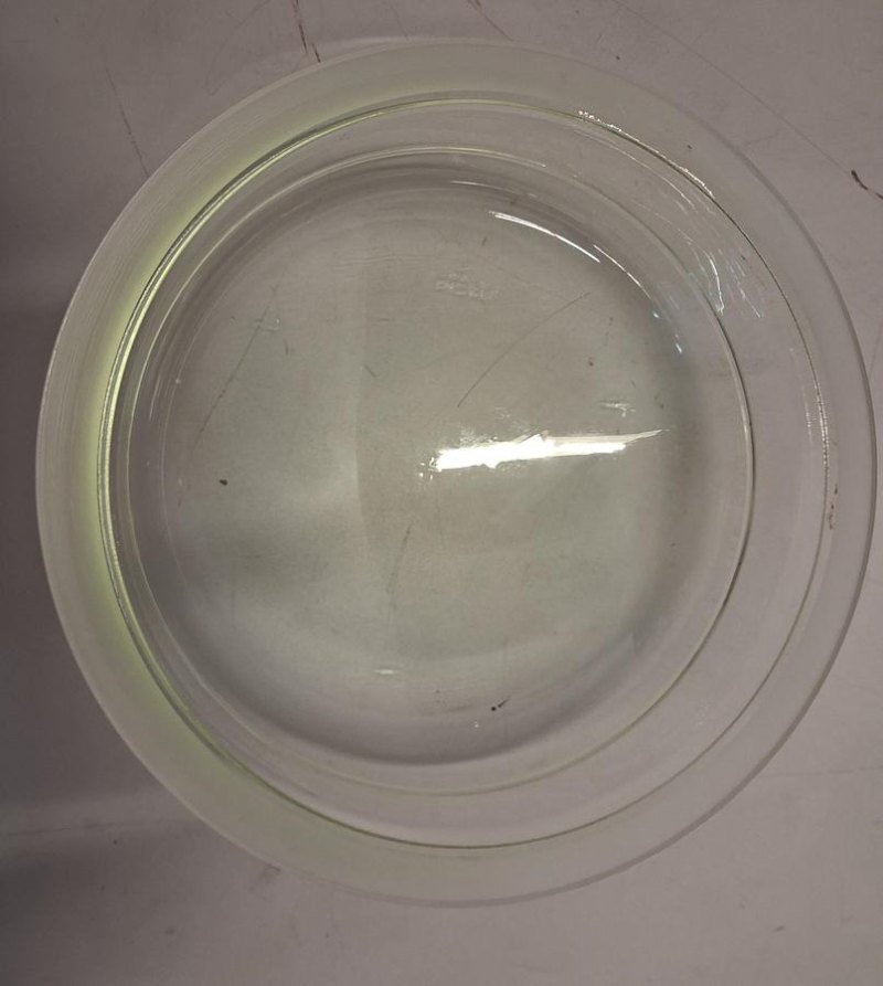 Normag Glas-Schauglas / Flanschdeckel DN200