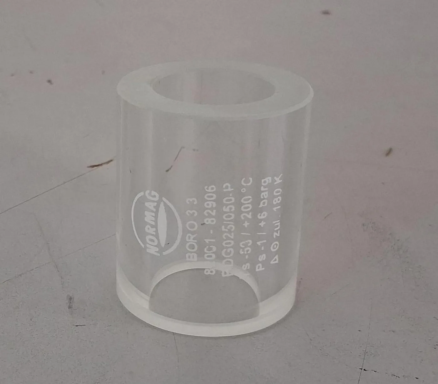 Normag Distanzstück aus Borosilikatglas 3.3 Länge 50 mm Nennweite DN 25 - 1