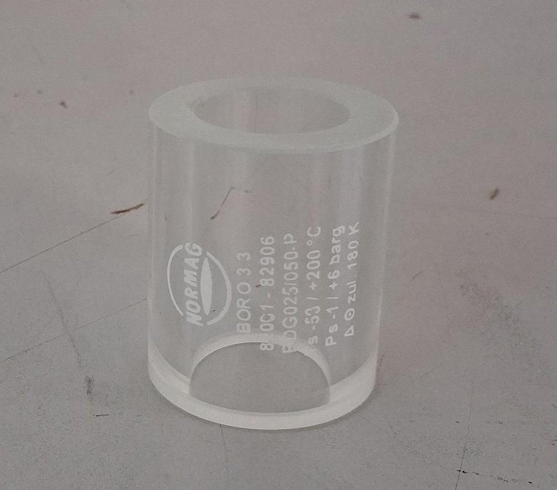 Normag Distanzstück aus Borosilikatglas 3.3 Länge 50 mm Nennweite DN 25