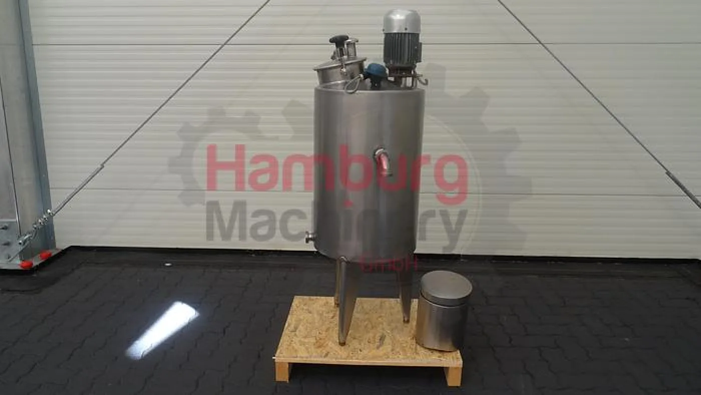 Small single jacketed tank with propellor agitator, 120 liter - 7