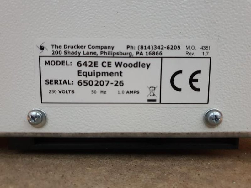 Woodley Equipment 642E Horizon Centrifuge