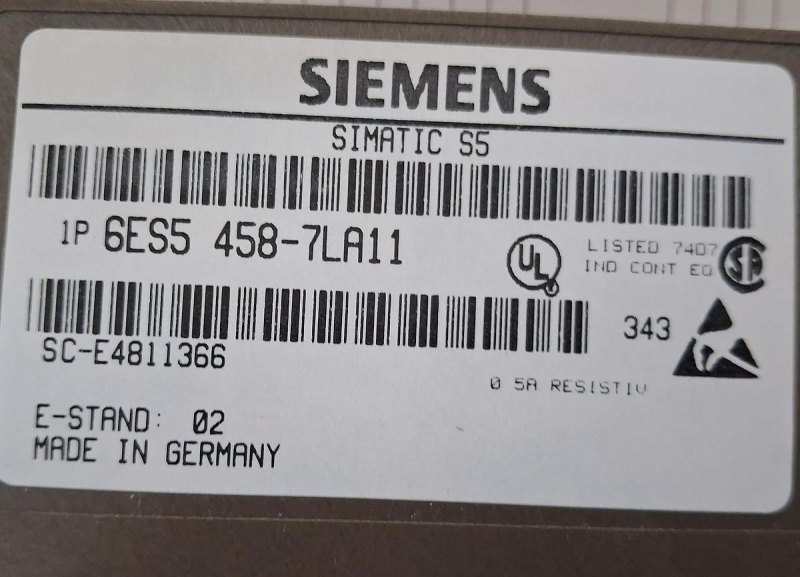 Siemens SIMATIC S5 6ES5 458-7LA11 Digital Output Module
