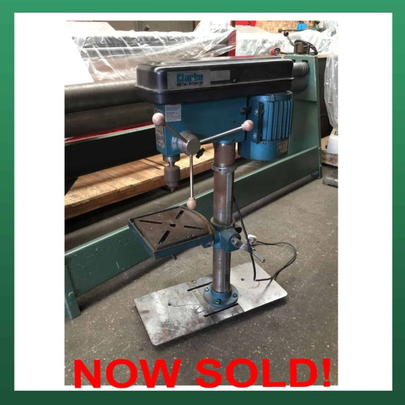 CLARKE Bench Mounted Pillar Drill Press (PD04) - WNS - W. Neal Services Ltd