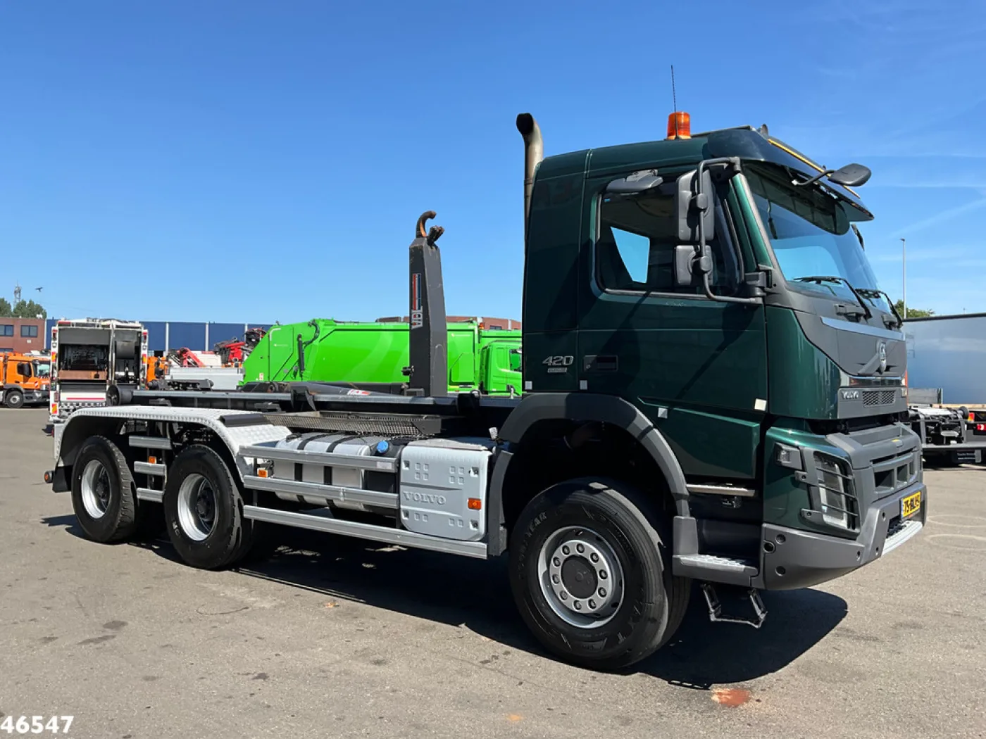 Volvo FMX 420 6x6 VDL 30 Ton haakarmsysteem Gestuurde aandrijfas! - 5