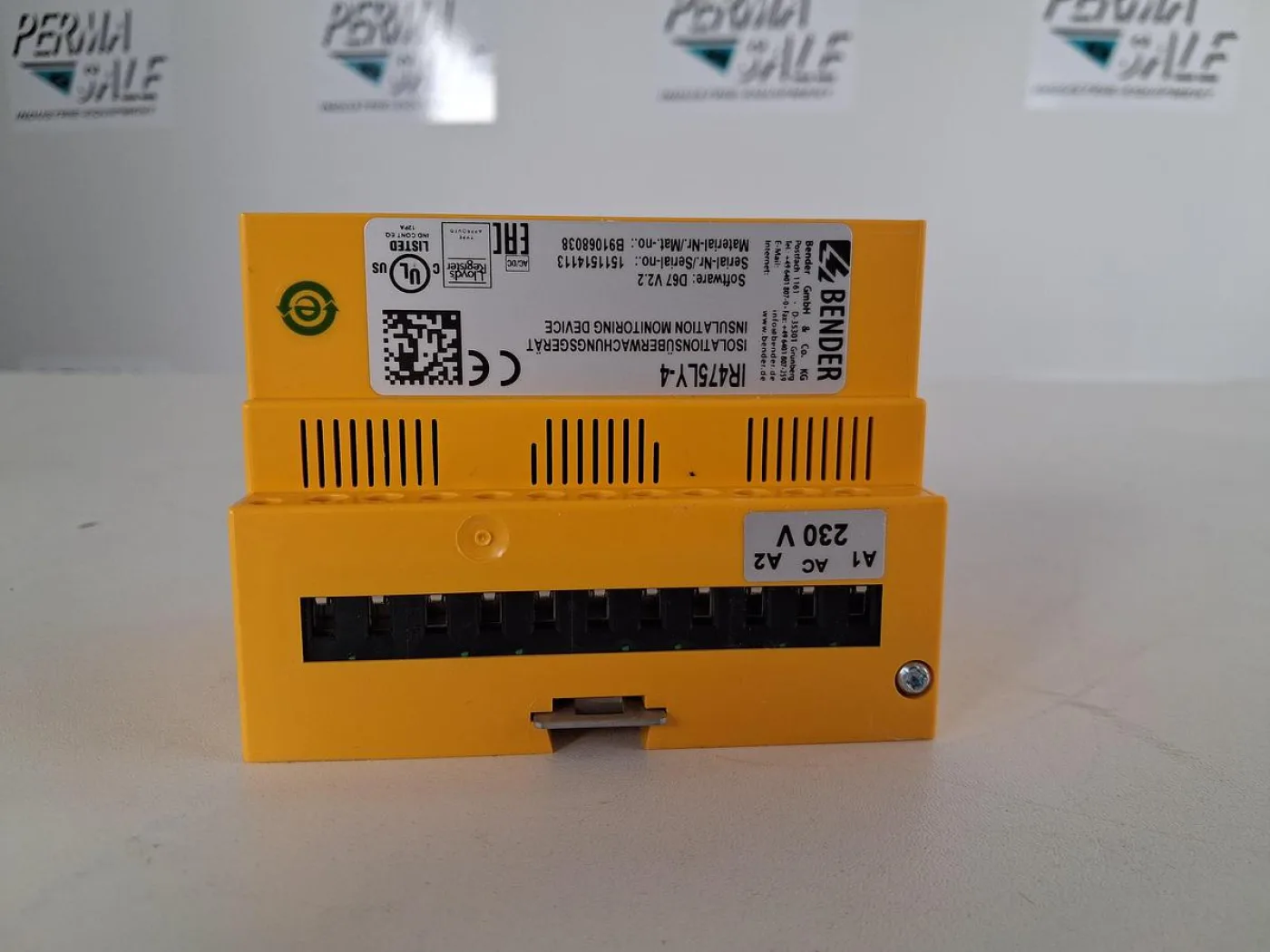 Bender IR475LY-4 Insulation Monitoring Device - 7