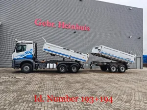 Mercedes-Benz Arocs 2642 6x4 Meiller 3 Seitenkipper + Schmitz Cargobull ZKI 3 Seitenkipper!