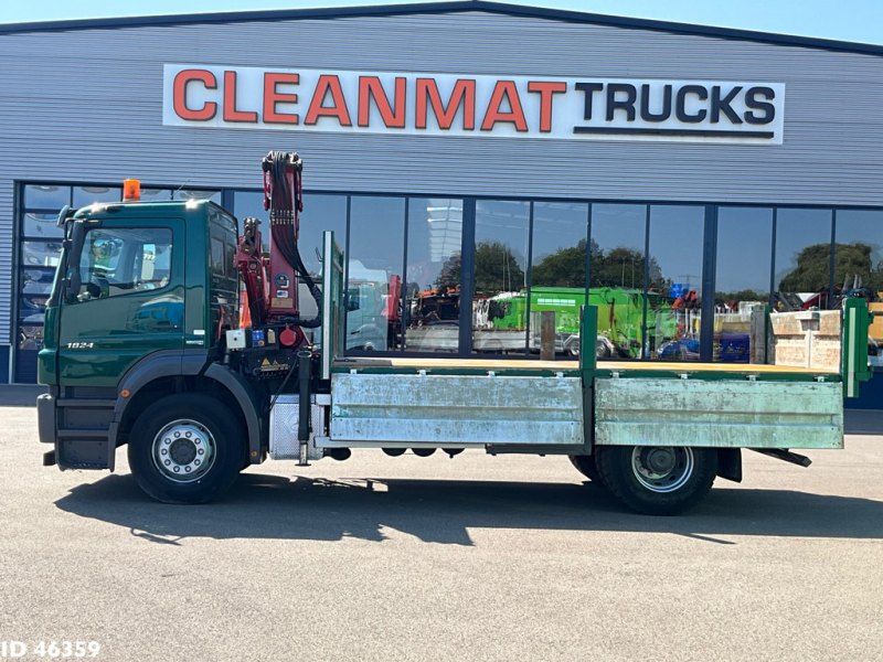Mercedes-Benz Axor 1824 Manual Full steel HMF 12 Tonmeter laadkraan