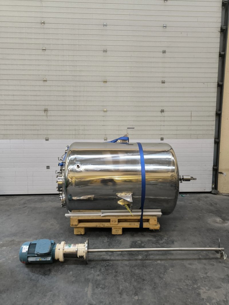 TANK TINSMACAL STAINLESS STEEL 1470 LITRES WITH AGITATION ATEX