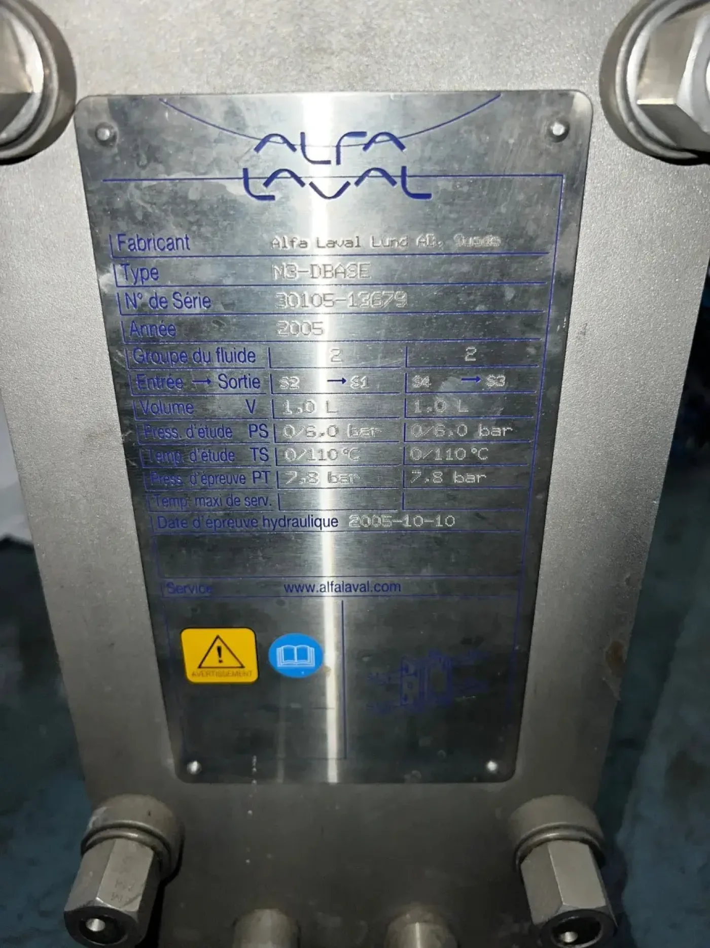 USED ALFA LAVAL M3-DBASE PLATE EXCHANGER - 3