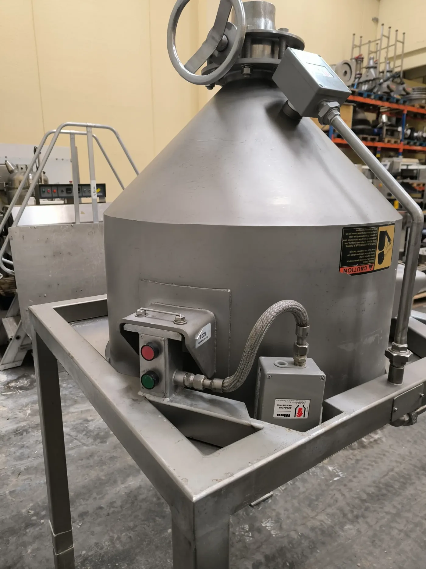 STAINLESS STEEL HOPPER 250 LITERS - 3