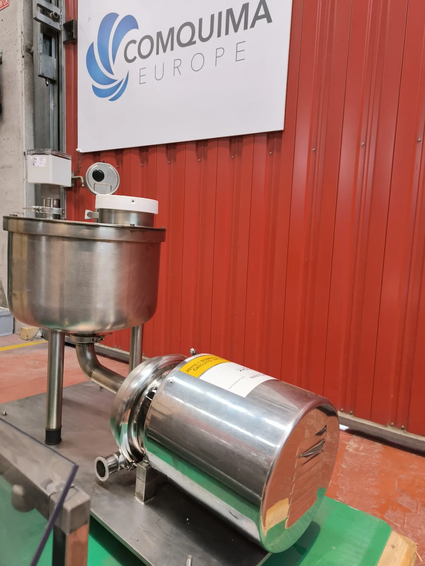 INOXPA S-28C CENTRIFUGAL PUMP WITH 30-LITRE TANK - 1