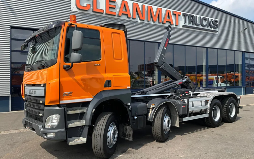 DAF FAD CF 460 8x4 Euro 6 Multilift 26 Ton haakarmsysteem