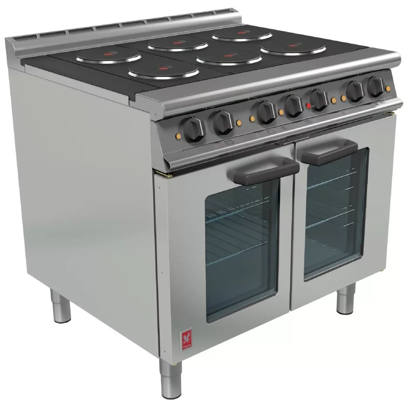 Falcon Dominator Plus 6 Hotplate Oven Range with Fan Assisted Oven E3101 OTC - islandcatering - 1