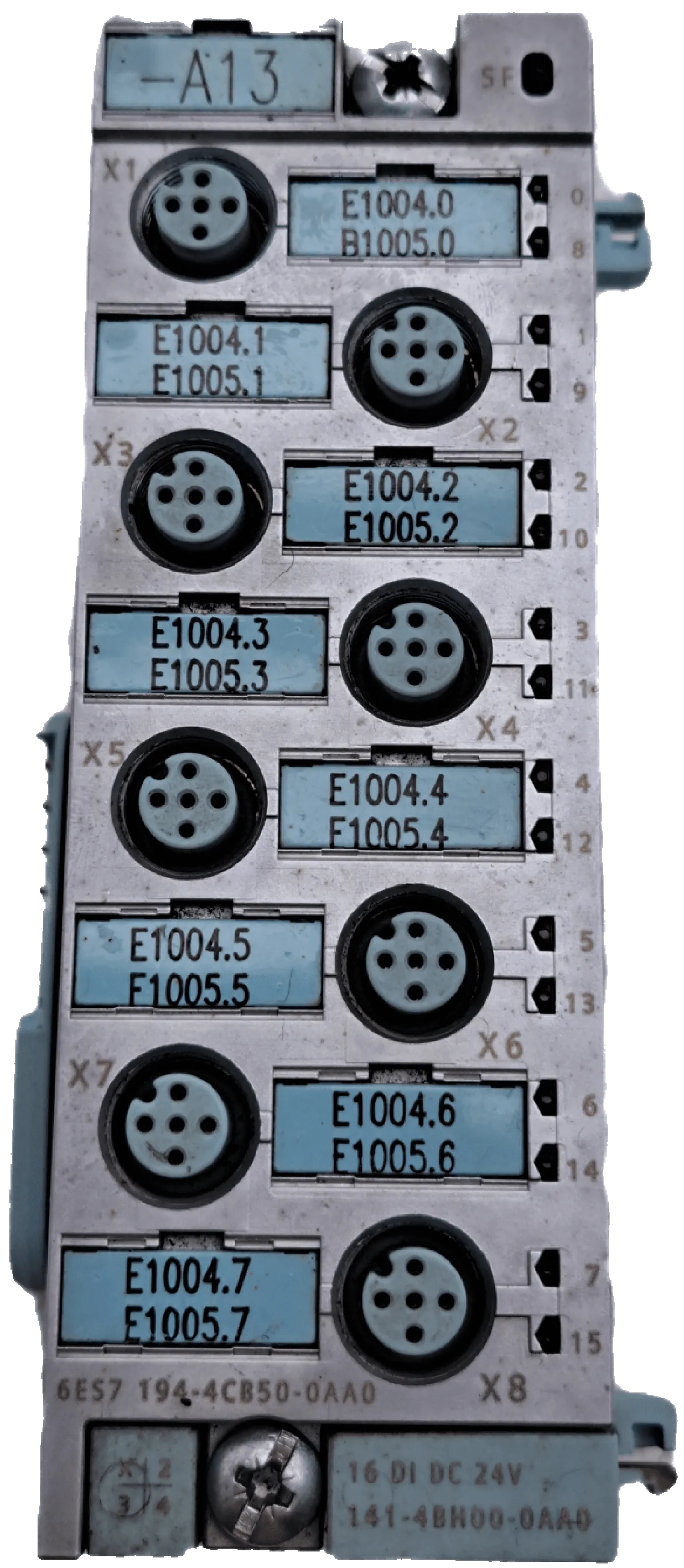 Siemens SIMATIC DP, Elektronikmodul für ET 200 PRO 6ES7141-4BH00-0AA0 - 1