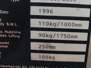 Transportgeräte AG Fassheber bis 110 Kg