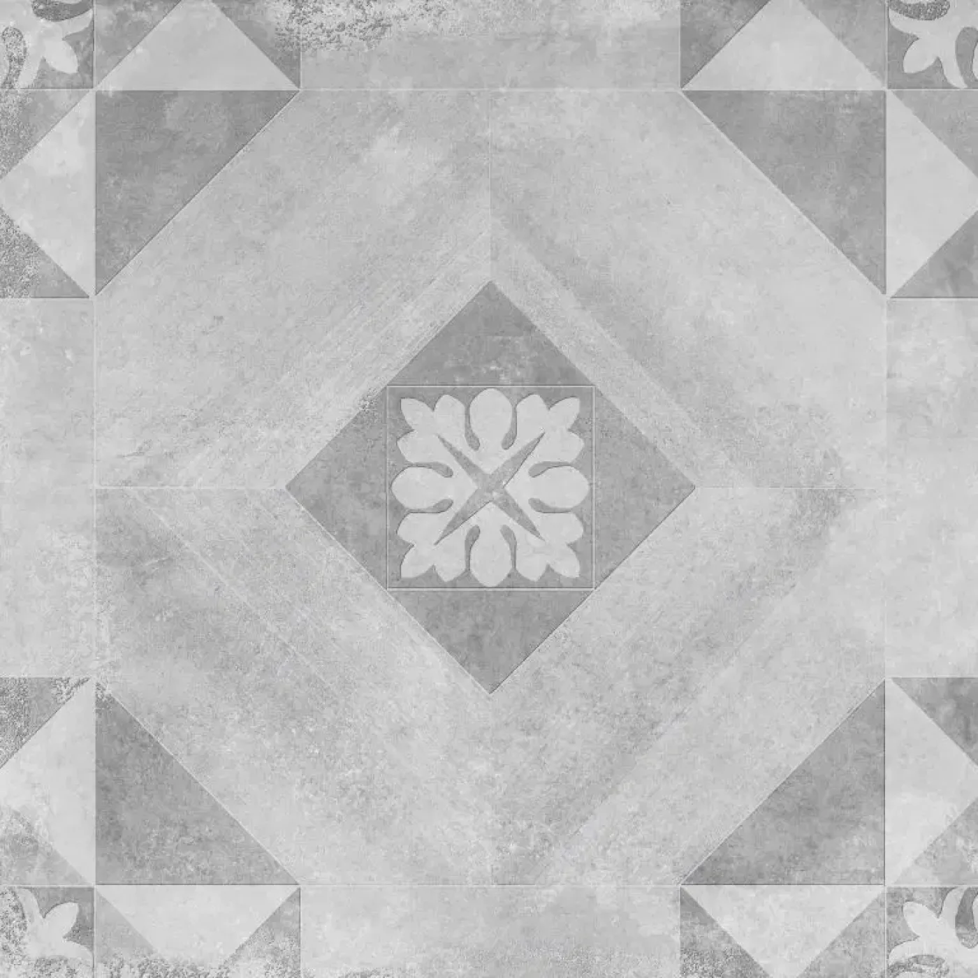 GeoCeramica® 60x60x4 Symbol Block Smoke - 1