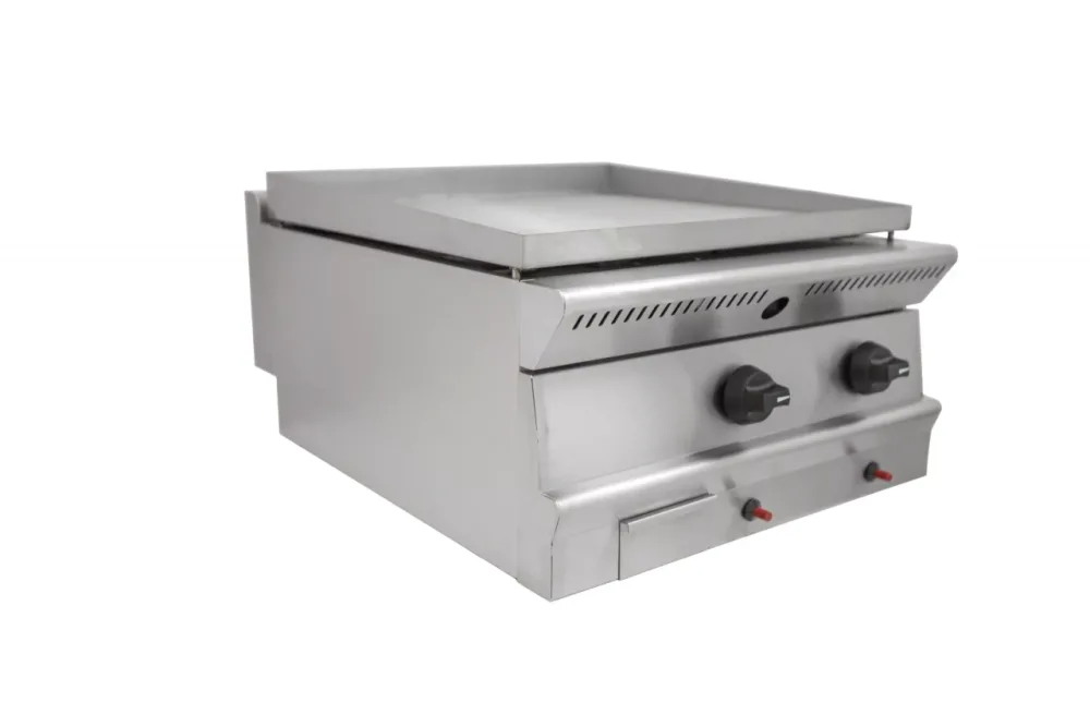 Parry Grill PGG6 counter top gas griddle polished plate 60cm. - islandcatering