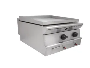 Parry Grill PGG6 counter top gas griddle polished plate 60cm. - islandcatering