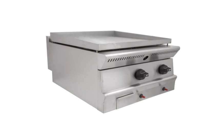 Parry Grill PGG6 counter top gas griddle polished plate 60cm. - islandcatering